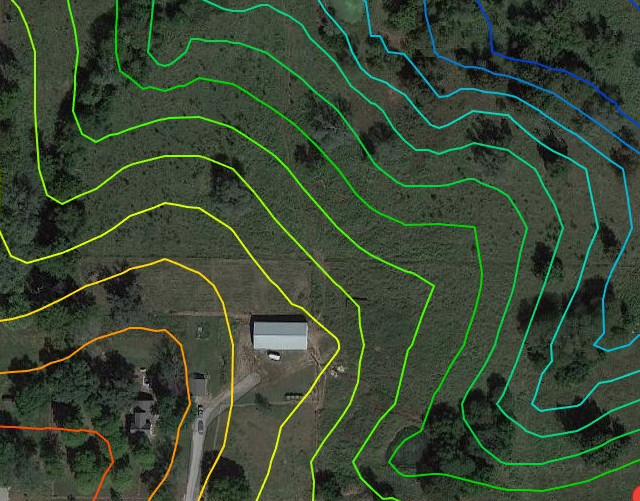 Contour map