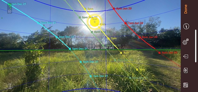 sun map west